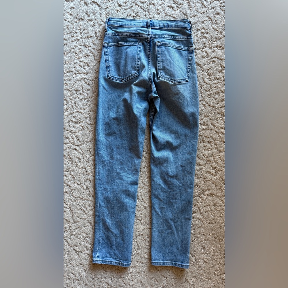 Everlane Women’s The Cheeky Jean Highrise Straightleg Size 24 Light Wash Jeans - Picture 11 of 11